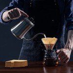 Unbleached Cone Coffee Filters for V60 Drippers - 100 Count