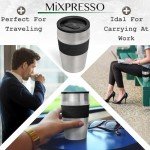 Mixpresso Single Serve Coffee Maker with Travel Mug