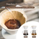 300 Count #4 Cone Coffee Filters - Natural Brown