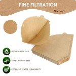 Niveaya Unbleached Coffee Filters - 200 Count