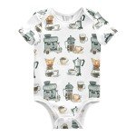 Cute Llama and Cactus Baby Bodysuits for Girls
