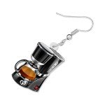 Cute Coffee Maker Earrings for Coffee Lovers