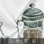 Cute Baby Bodysuit with Coffee Grinder Design