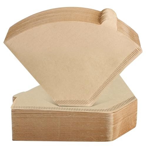 Unbleached Cone Coffee Filters Size 04, 200 Count
