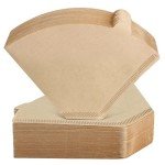 Unbleached Cone Coffee Filters Size 04, 200 Count
