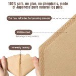 Unbleached Cone Coffee Filters Size 04, 200 Count