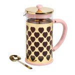 Paris Hilton Pink French Press Coffee Maker Set