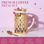Paris Hilton Pink French Press Coffee Maker Set