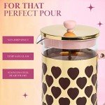 Paris Hilton Pink French Press Coffee Maker Set