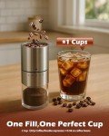 Rsoilch Manual Coffee Grinder with Adjustable Settings