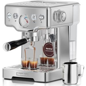 Neretva 15 Bar Espresso Machine with Milk Frother