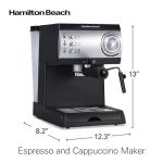 Hamilton Beach Espresso Machine with Milk Frother