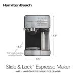 Hamilton Beach Programmable Espresso Machine with Frother