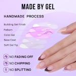 Morning Coffee Almond Press On Nails - 30 Pack