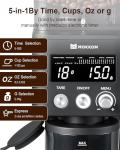 MOKKOM Bluetooth Coffee Grinder with Scale & 31 Settings