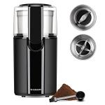 SHARDOR Electric Coffee and Spice Grinder with Bowls