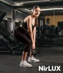 Nirlon Capri Leggings With Side Pockets - Coffee