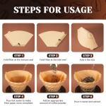 100 Count Unbleached #4 Cone Coffee Filters
