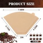 100 Count Unbleached #4 Cone Coffee Filters