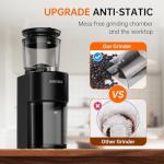 SOWTECH Adjustable Electric Burr Coffee Grinder