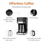 Amazon Basics 12-Cup Programmable Coffee Maker