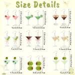 Cute Coffee Bean Dangle Earrings - 9 Pairs