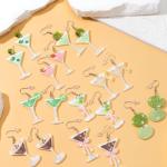 Cute Coffee Bean Dangle Earrings - 9 Pairs