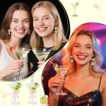 Cute Coffee Bean Dangle Earrings - 9 Pairs