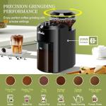 Wancle Adjustable Electric Burr Coffee Grinder