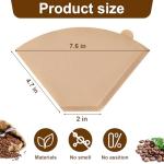 #4 Cone Coffee Filters, 100 Count, Unbleached