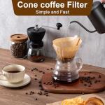 #4 Cone Coffee Filters, 100 Count, Unbleached