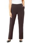 Catherine's Plus Size Suprema Pant, Coffee Bean