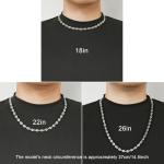 Men's Stainless Steel Coffee Bean Chain Necklace