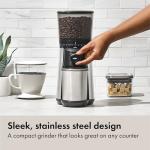 OXO Brew Silver Conical Burr Coffee Grinder