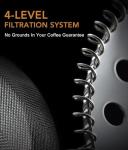 Classic 34oz French Press Coffee Maker in Dark Pewter