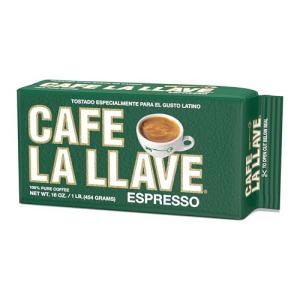 Cafe La Llave Dark Roast Espresso Coffee, 16 oz