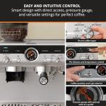 KRUPS Espresso Machine with Grinder & Milk Frother