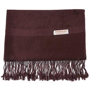 Reversible Coffee Bean Paisley Scarf Shawl