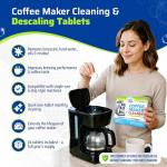 Coffee Machine Descaler & Cleaner Tablets - 24 Count