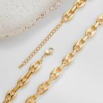 Coffee Bean Chain Necklace - Trendy Gold Jewelry