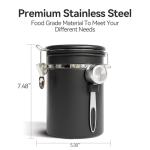 Veken Airtight Coffee Canister with Date Tracker