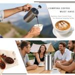 Stainless Steel French Press Coffee Maker - 34 oz