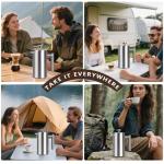 Stainless Steel French Press Coffee Maker - 34 oz