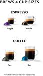 Nespresso Vertuo Coffee & Espresso Maker - Black