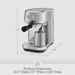 Breville Bambino Plus Espresso Machine, Stainless Steel