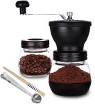 Manual Coffee Grinder with 2 Glass Jars