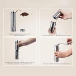 Portable Manual Coffee Grinder with Ceramic Burr