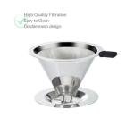 Double Mesh Pour Over Coffee Dripper Filter