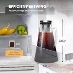 Ovalware Airtight Cold Brew Coffee Maker Pitcher 1.5L