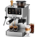 AIRMSEN Espresso Machine with Burr Grinder & Frother